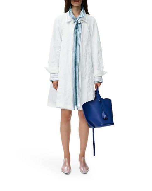 Loewe Blue Technical Cotton Dress