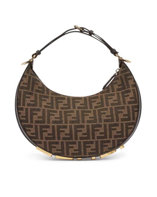 Fendi Gray Graphy Small