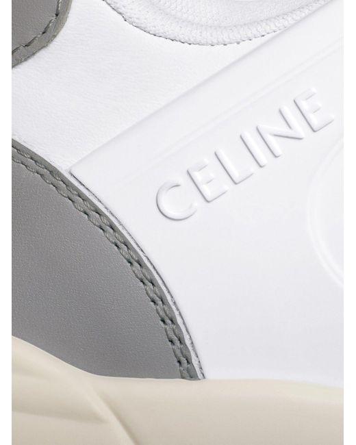 Céline White Low Lace-Up Sneaker Ct-09 Trainer for men
