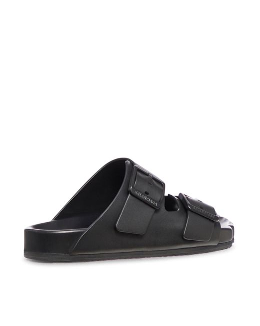 Sandalo in pelle opaca di Balenciaga in Black