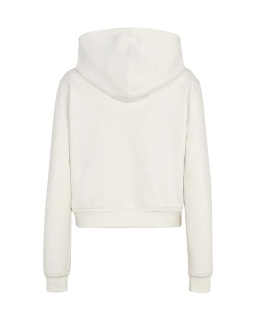 Fendi Sweatshirt In White Jersey Lyst