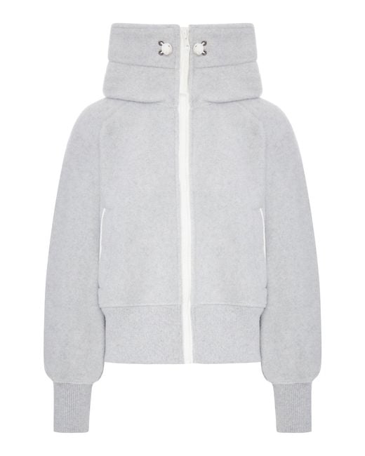 Canada Goose White Chilliwack Fleece Bomber