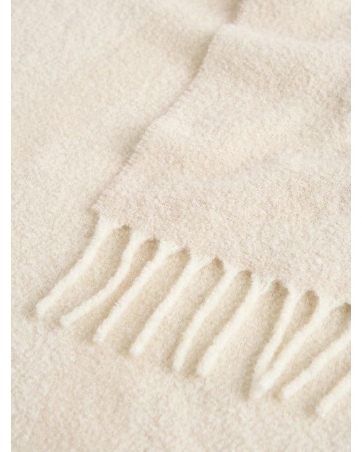 Totême Natural Jacquard Scarf With Monogram