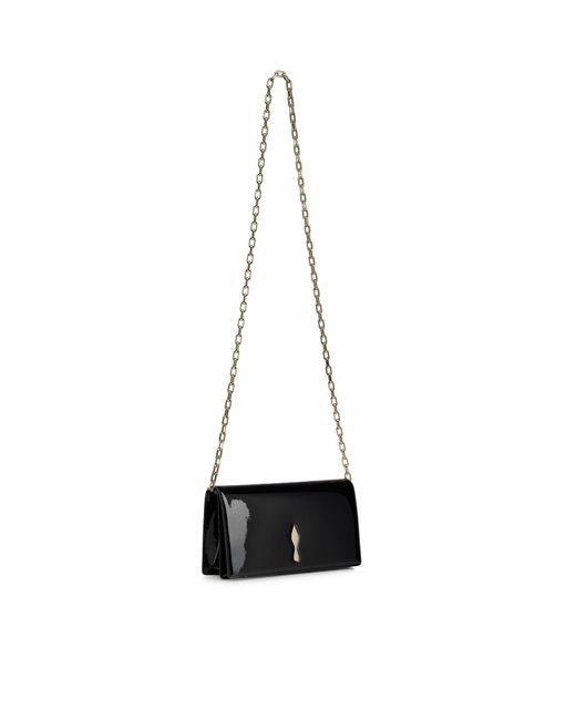Christian Louboutin Black Bettina Patent Calfskin Clutch
