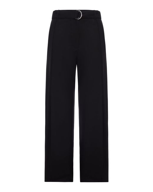 Loewe Black High-waisted Tailored Wool Trousers