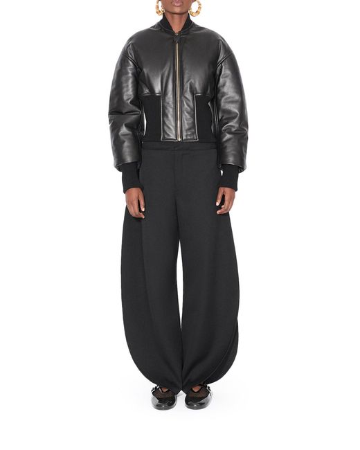 Alaïa Blue Petal Wool Trousers
