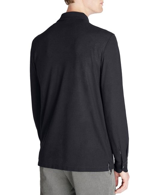 Zanone Blue Slim Fit Polo for men