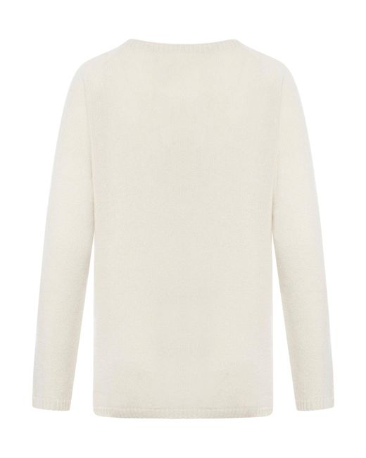 Max Mara White Sweater