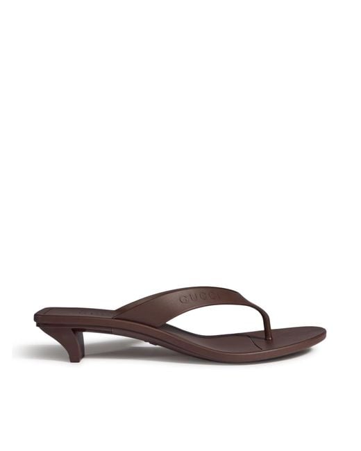 Gucci Brown Vittoria Sandal