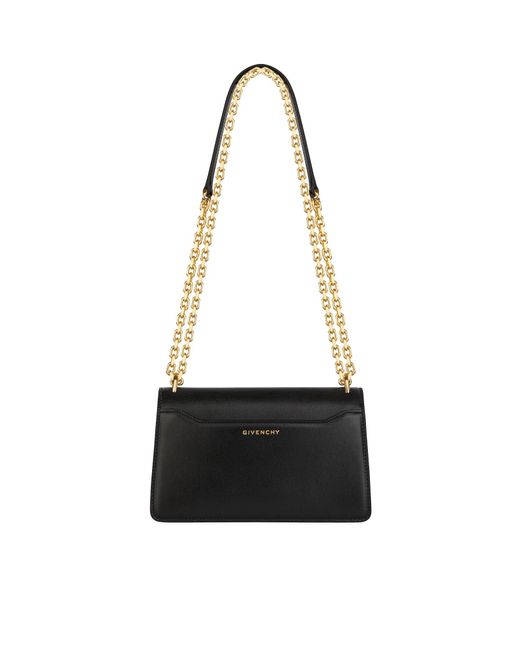 Borsa 4g modello piccolo in pelle con catena di Givenchy in Black