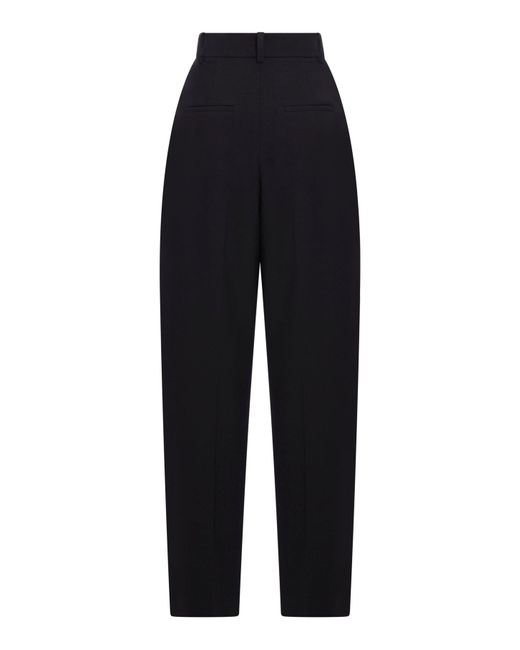 Khaite Blue Maris Viscose Trousers