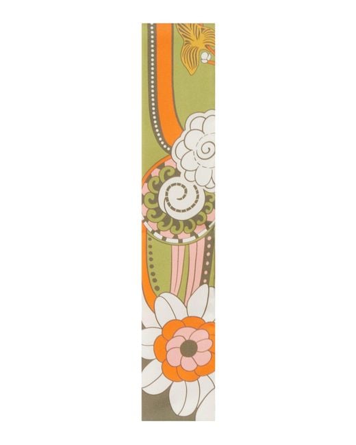 LaDoubleJ White Skinny Silk Scarf