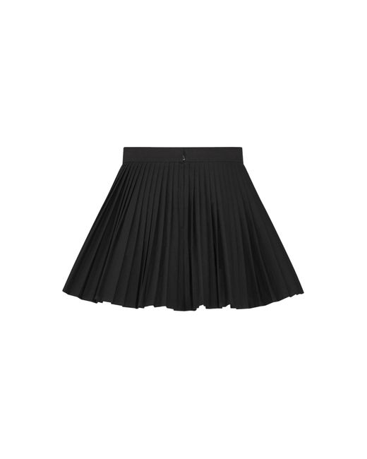 Dior Black Pleated Mini Skirt