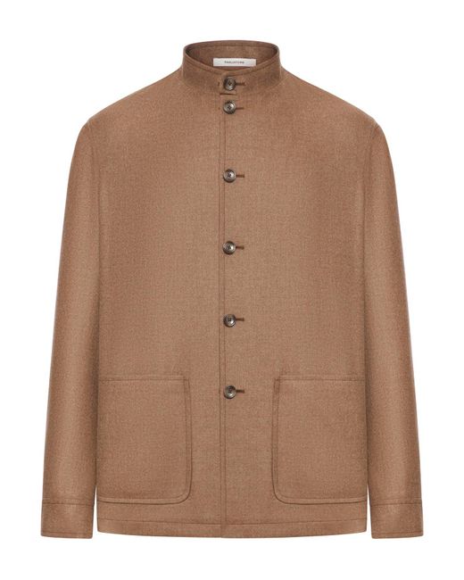 Tagliatore Brown Wool Jacket for men
