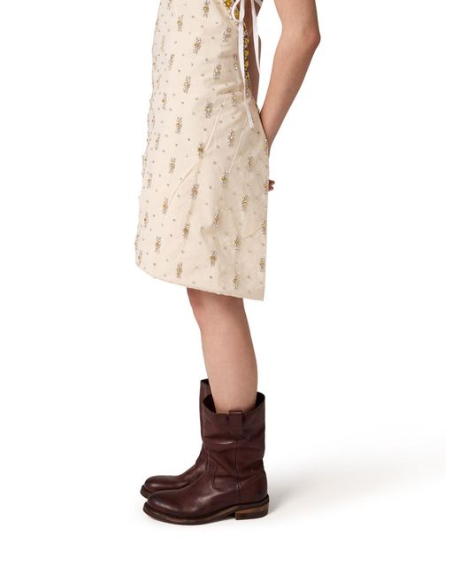 Miu Miu Brown Foule Calf Leather Ankle Boots