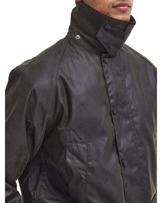 Barbour Black Bedale Waxed Jacket for men