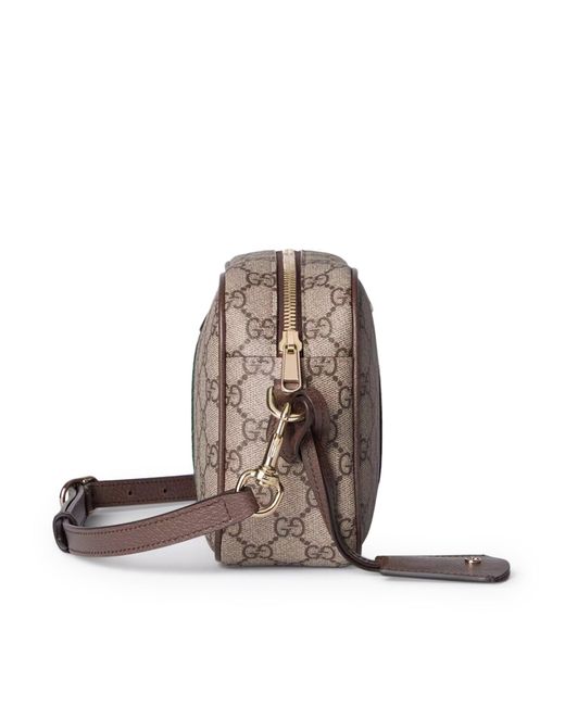Gucci Brown Ophidia Camera Bag Small Size