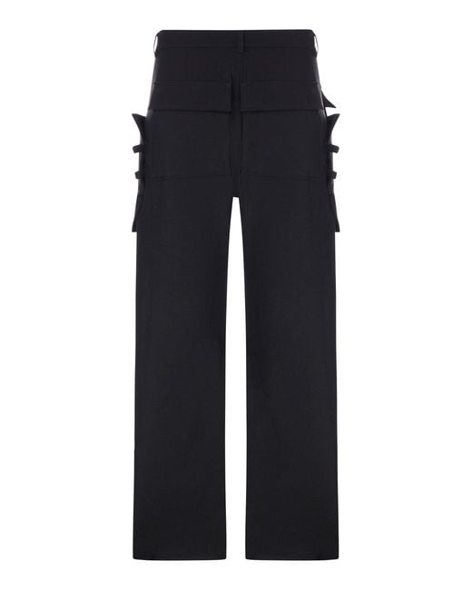 Rick Owens Blue Stefan Cargo Pants for men