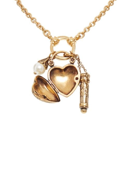 Chloé White Vintage Necklace With Pendants
