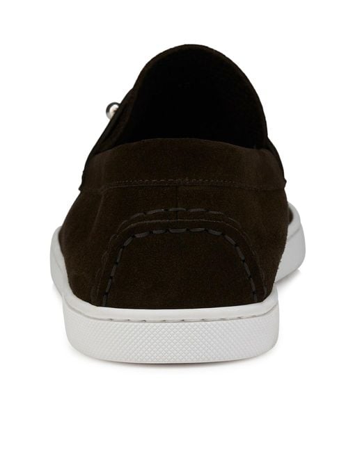 Mocassini chambeliboat in pelle di Christian Louboutin in Black da Uomo