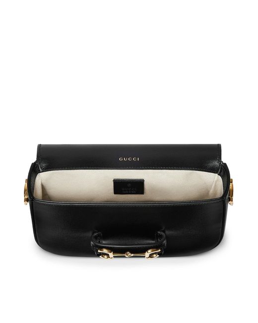 Gucci Black Horsebit 1955 Mini Shoulder Bag