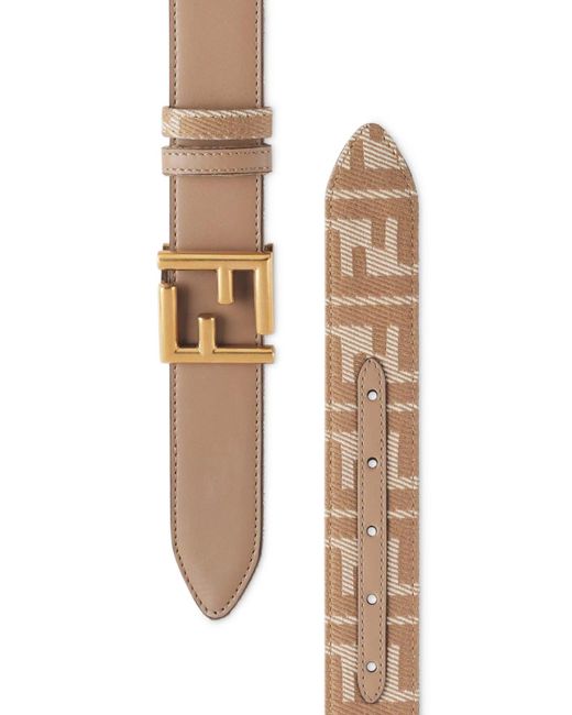 Cintura ff reversibile di Fendi in Multicolor