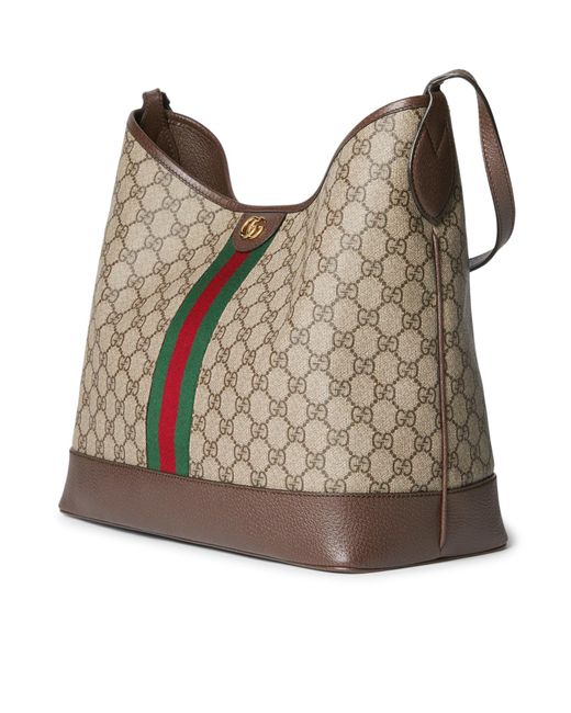 Gucci Gray Ophidia gg Shoulder Bag Medium Size