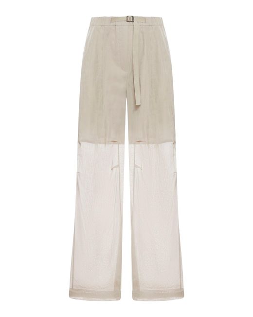 Pantalone ergonomic loose di Brunello Cucinelli in White