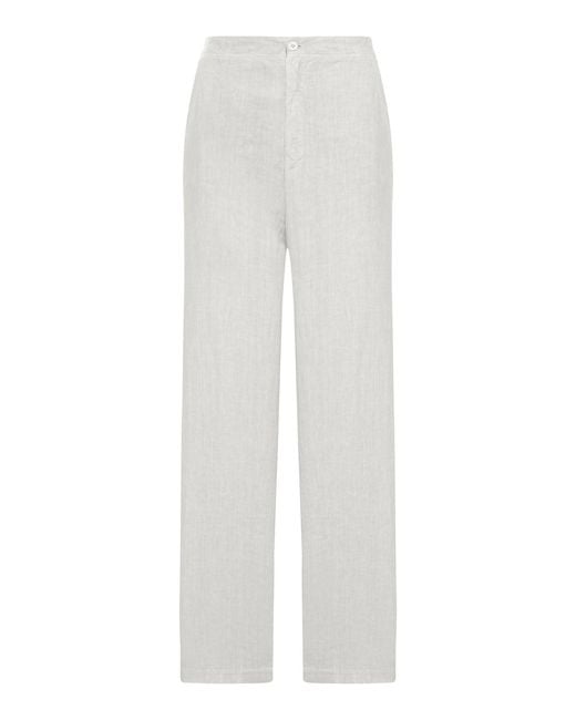 Transit White Wide Leg Pants