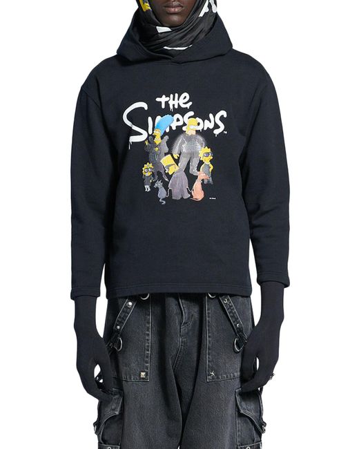 Balenciaga Black The Simpsons Edition Wide Fit Hoodie  ShopStyle