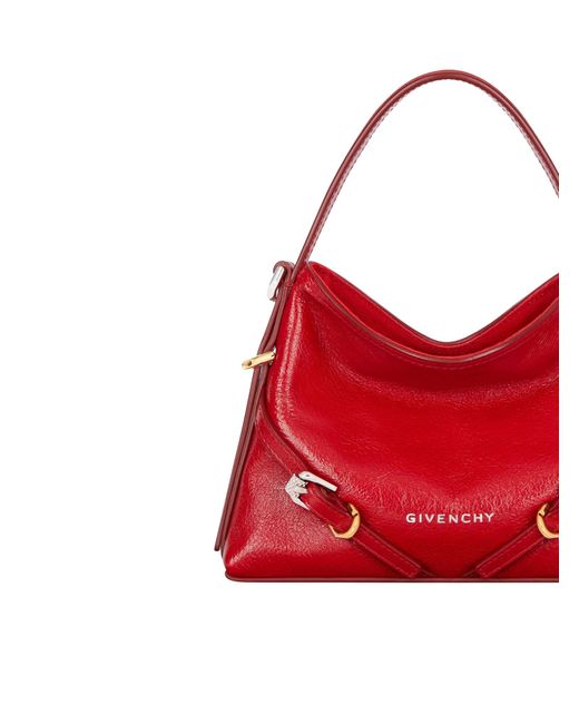 Givenchy Red Voyou Nano Leather Bag