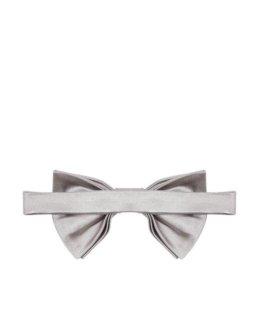 Papillon in seta di Nicky in White da Uomo