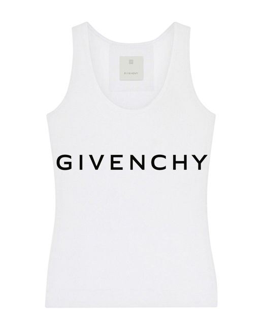 Givenchy White Vest & Tank Tops