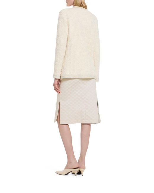Gucci White Boucle Wool Cardigan