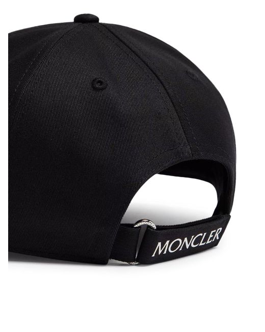 Cappello da baseball logato di Moncler in Black da Uomo