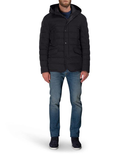 Moorer Blue Craig-kn Down Jacket for men