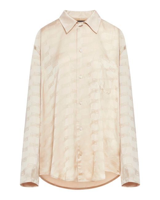 balenciaga jacquard logo t shirt