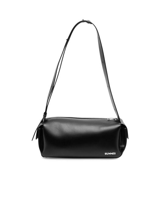 Sunnei Labauletto Shoulder Bag in Black Lyst