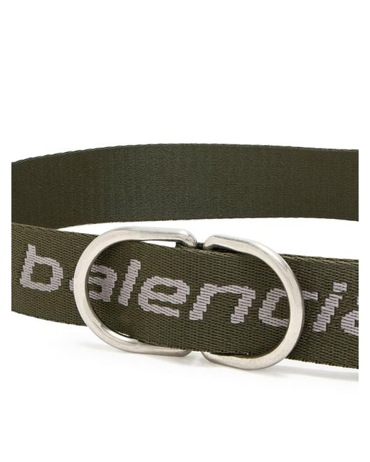 Balenciaga Green D Ring Belt for men