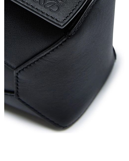 Borsa puzzle mini di Loewe in Black