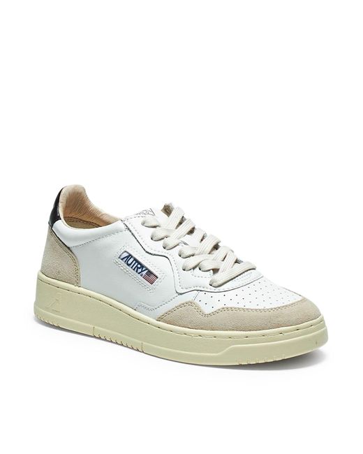 Autry White Medalist Low Sneakers for men