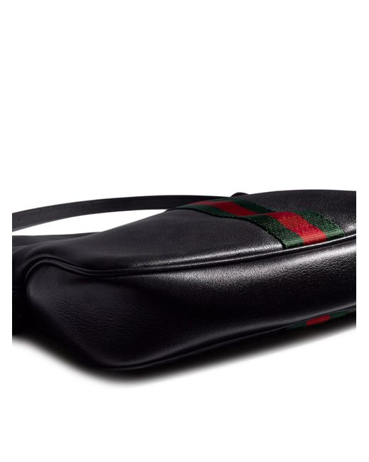 Gucci Black Medium Size Lunette Shoulder Bag for men