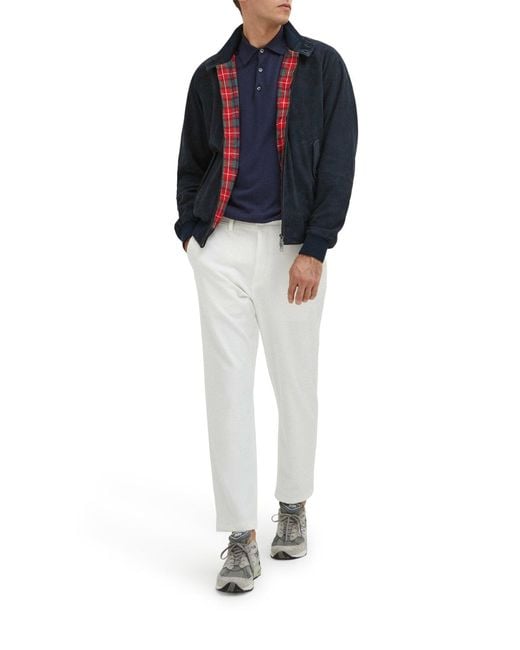 Baracuta Blue G9 Suede Jacket for men