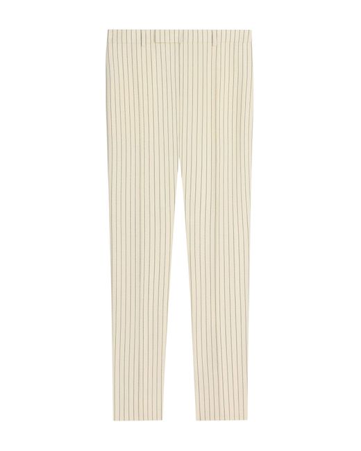 Céline Natural Classic Striped Wool Pants for men