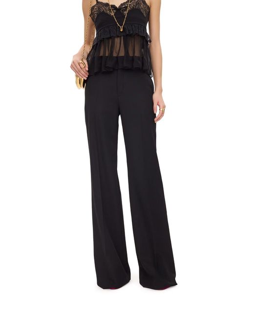 Chloé Blue High-Rise Flared Pants