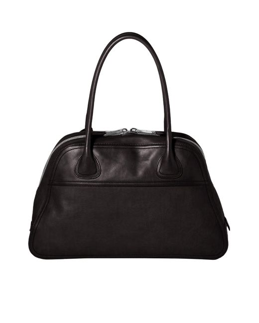 Miu Miu Black Vivant Medium Leather Bag
