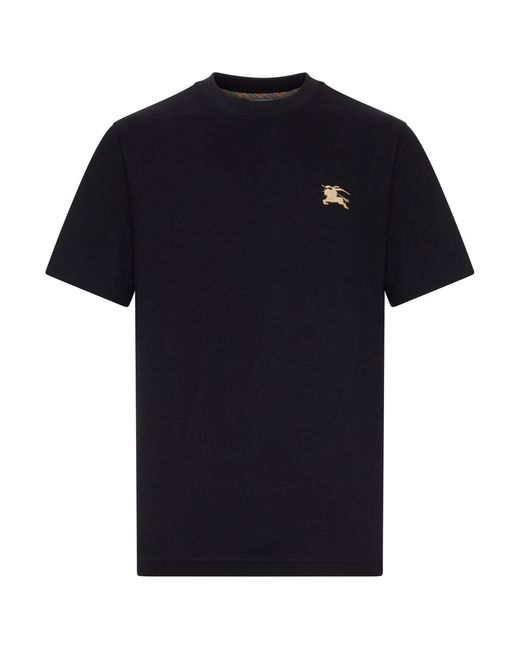 Burberry Black Knight Cotton T-Shirt for men