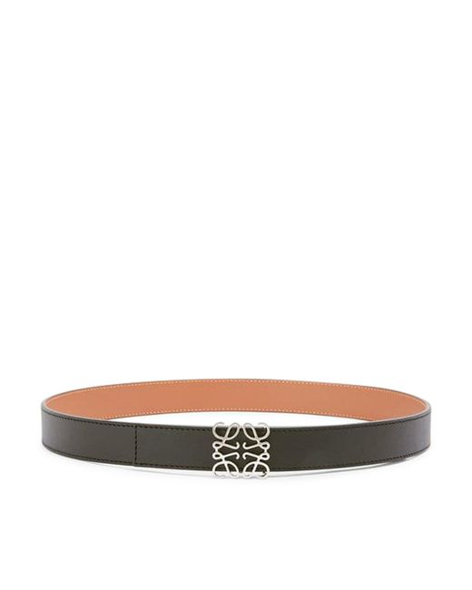 Loewe White Reversible Anagram Belt