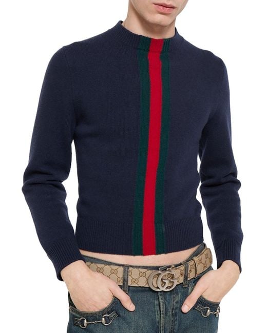 Gucci Brown Marmont Flat Belt for men