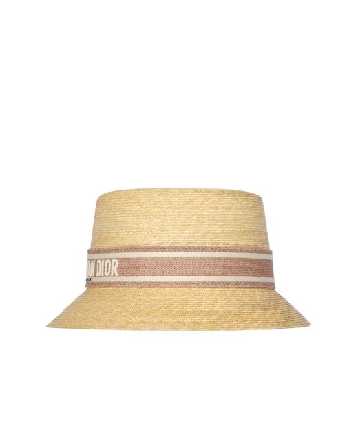 Dior Dioresort Small Brim Hat in Natural | Lyst